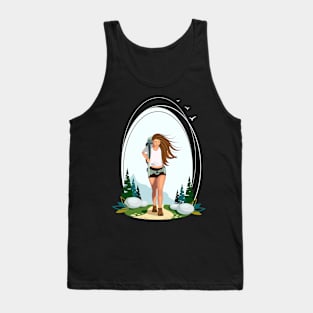 Hiking girl Tank Top